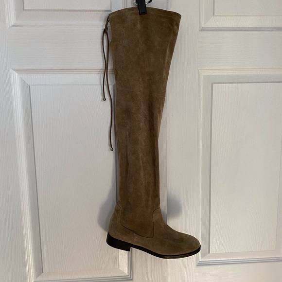 ALDO OVER THE KNEE FLAT SUEDE BOOTS - Picture 5 of 16